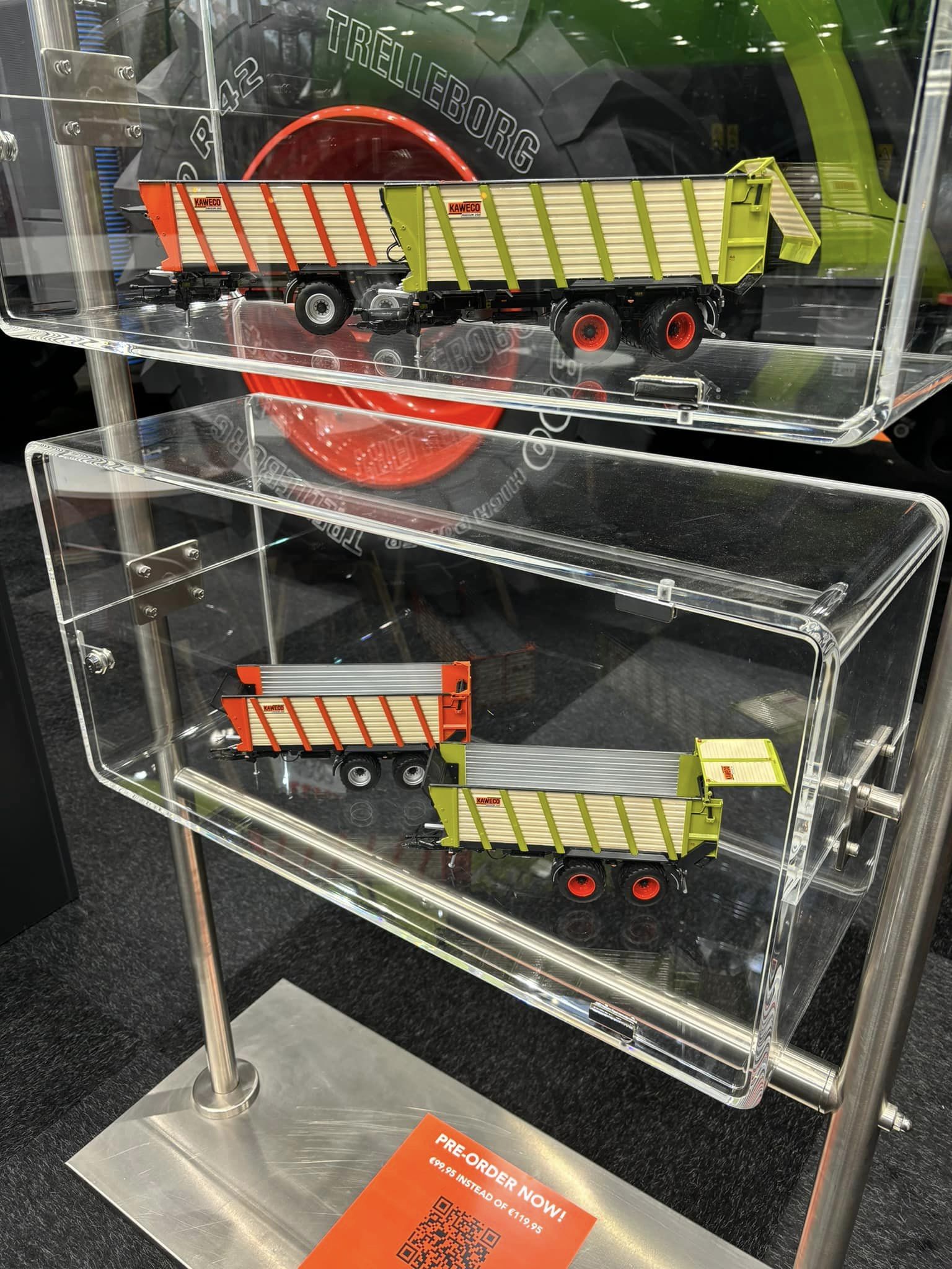 6656 Kaweco Radium 250 Claas Grün mit Verteilerwalzen 1/32 - Farm