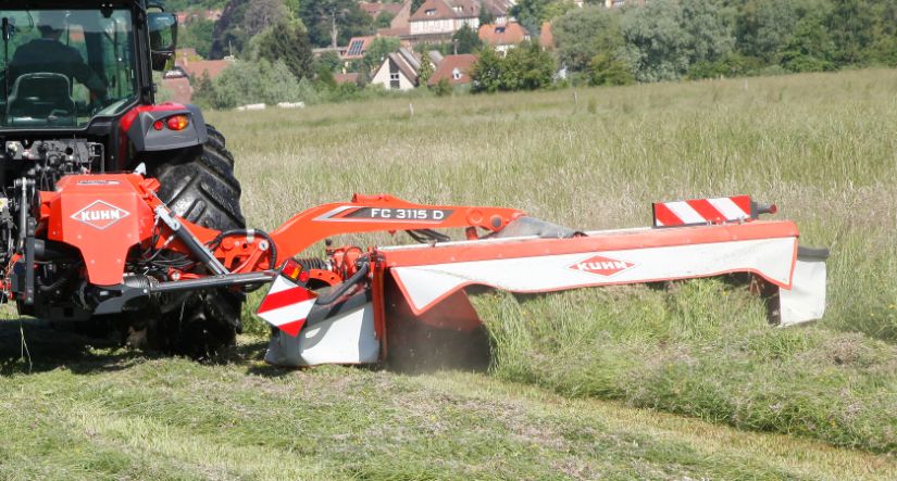 Ellendig natuurpark liefde Kuhn maaier met kneuzer klapt op | Veehouderij Techniek